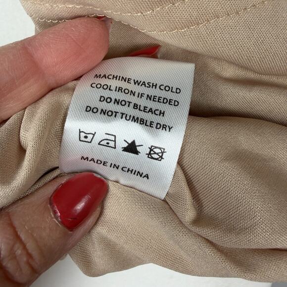 NWT Womens BALTIC BORN Poppy Satin Midi Dress Animal Print Cutout Medium Party - Picture 15 of 16